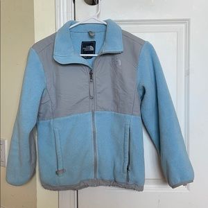 Girls’ Light Blue North Face Jacket